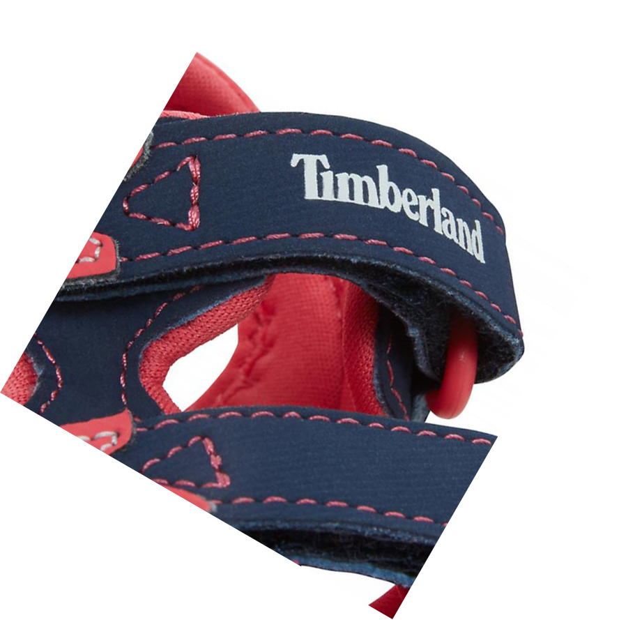 Timberland Adventure Seeker 2-λουρακια σανδαλια παιδικα σκουρο μπλε ροζ | GR-HIS4573