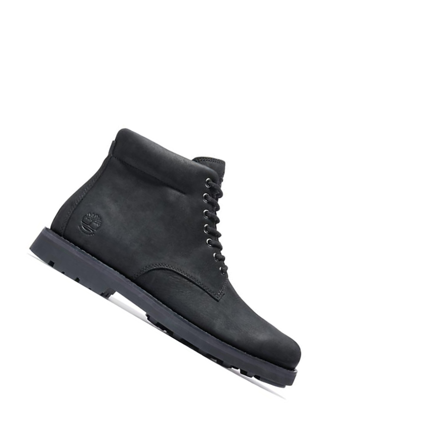 Timberland Alden Brook Side-Zip χειμωνιατικα μποτακια ανδρικα μαυρα | GR-HDZ1230