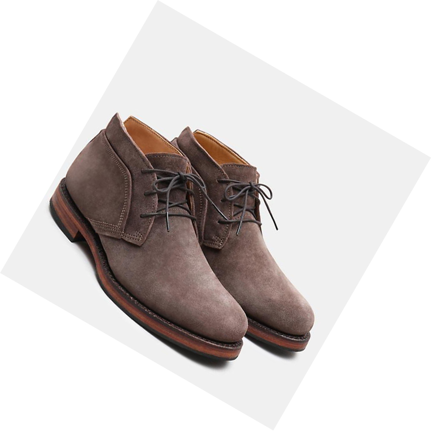 Timberland American Craft Μπότες Chukka ανδρικα σκούρο καφε | GR-KBS8691