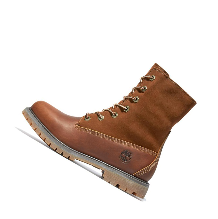 Timberland Authentic Fold-over Original 6-inch Boots γυναικεια καφε | GR-IDS8914