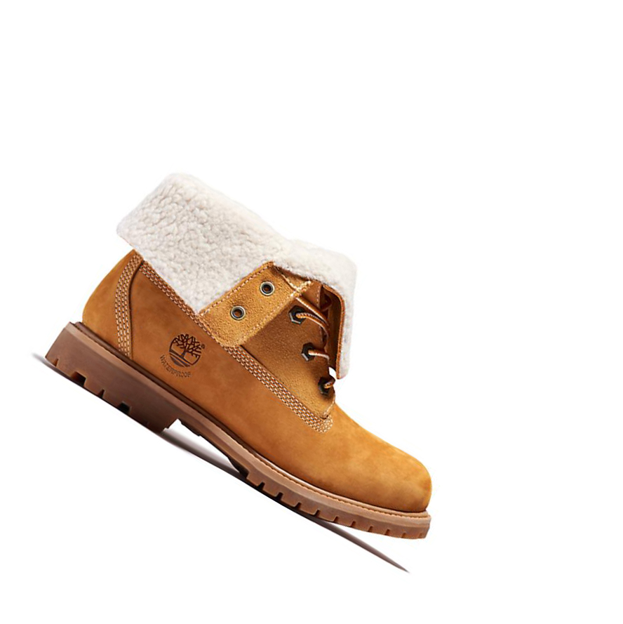 Timberland Authentic Fold-over Original 6-inch Boots γυναικεια κίτρινα | GR-KNQ5962