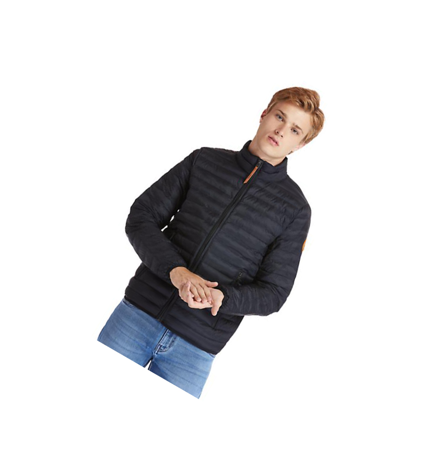 Timberland Axis Peak Packaway Quilted-Υβρίδιο μπουφαν ανδρικα μαυρα | GR-IVY9874