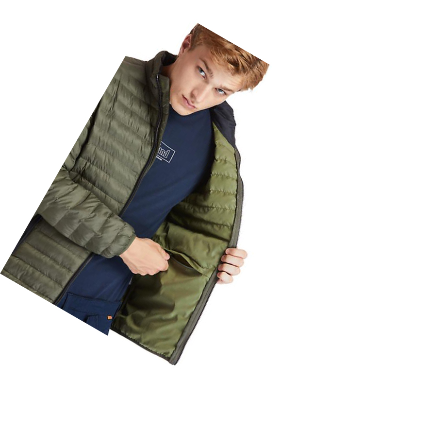 Timberland Axis Peak Packaway Quilted-Υβρίδιο μπουφαν ανδρικα πρασινο | GR-PWQ0214