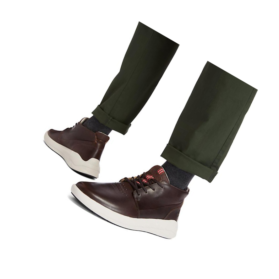 Timberland Bradstreet Ultra Μπότες Chukka ανδρικα σκούρο καφε | GR-LRO2501