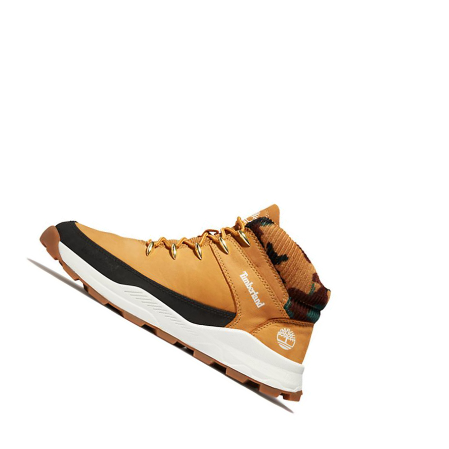 Timberland Brooklyn High Top Αθλητικά Παπούτσια παιδικα κίτρινα | GR-ORE4382