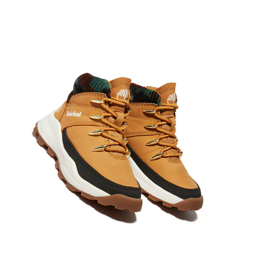 Timberland Brooklyn High Top Αθλητικά Παπούτσια παιδικα κίτρινα | GR-PAQ2879