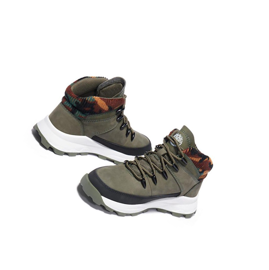 Timberland Brooklyn High Top Αθλητικά Παπούτσια παιδικα σκούρο πρασινο | GR-WPM0876