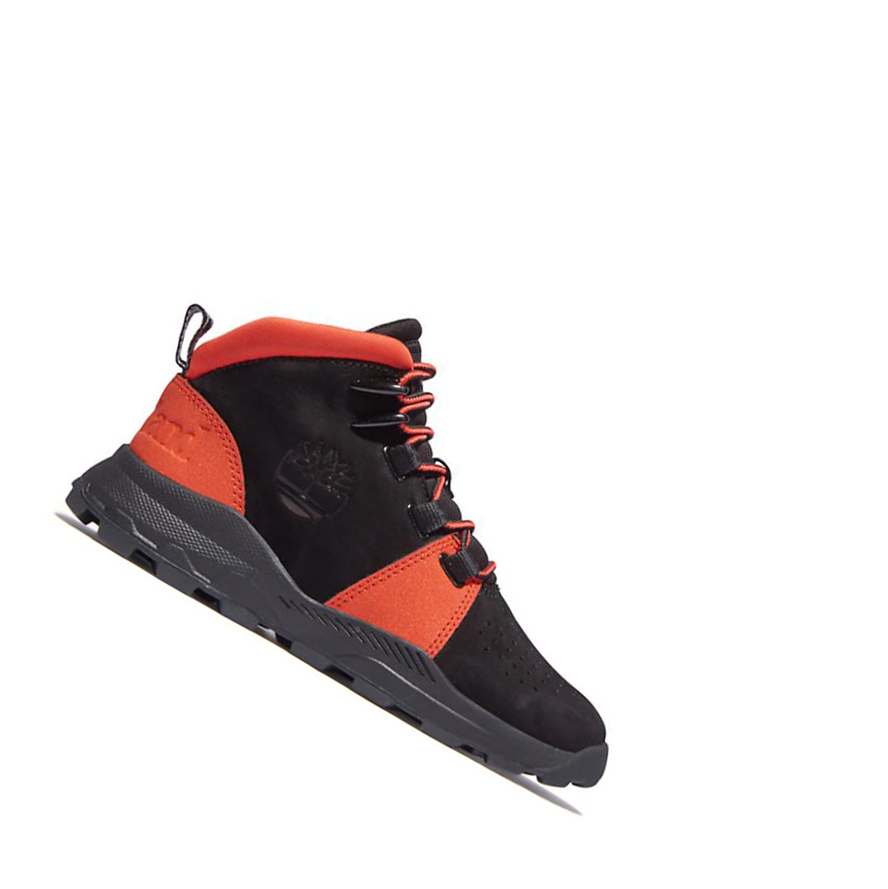 Timberland Brooklyn δαντελα-Up Αθλητικά Παπούτσια παιδικα μαυρα | GR-DPZ0814