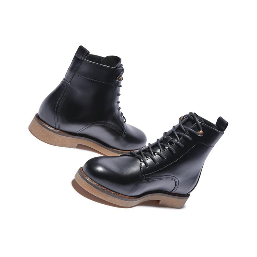 Timberland Cambridge Square δαντελα-up χειμωνιατικα μποτακια γυναικεια μαυρα | GR-WTS0391