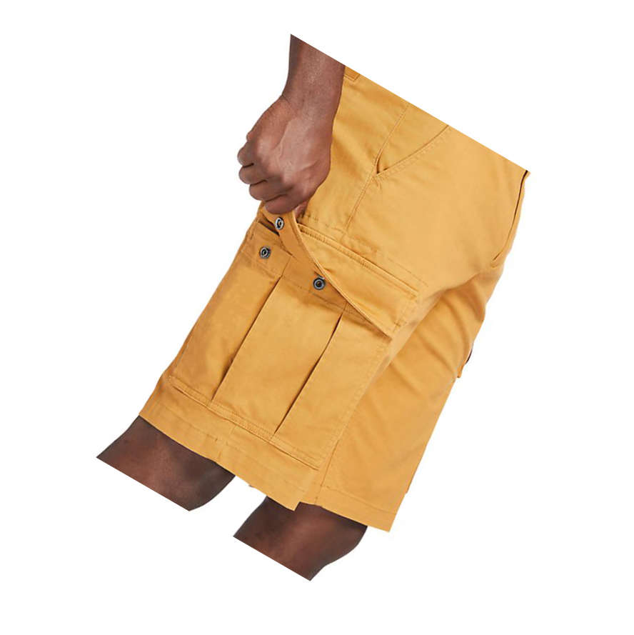 Timberland Cargo Shorts παντελονι ανδρικα σκούρο κίτρινα | GR-HYJ7165