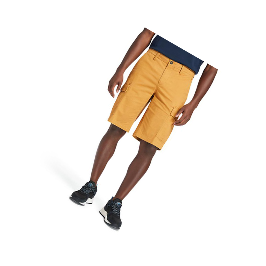 Timberland Cargo Shorts παντελονι ανδρικα σκούρο κίτρινα | GR-HYJ7165