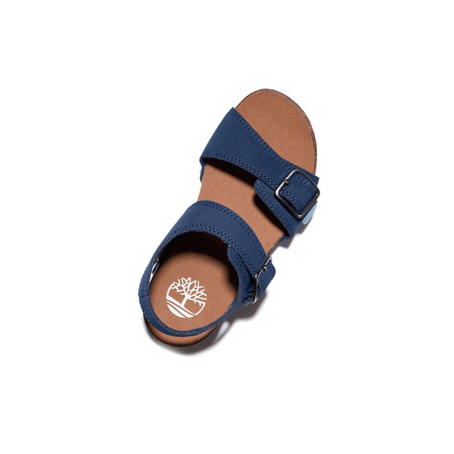 Timberland Castle Island Backstrap σανδαλια παιδικα σκουρο μπλε | GR-UJI7196