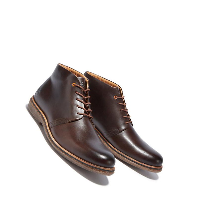 Timberland City Groove Μπότες Chukka ανδρικα σκούρο καφε | GR-IBM5820