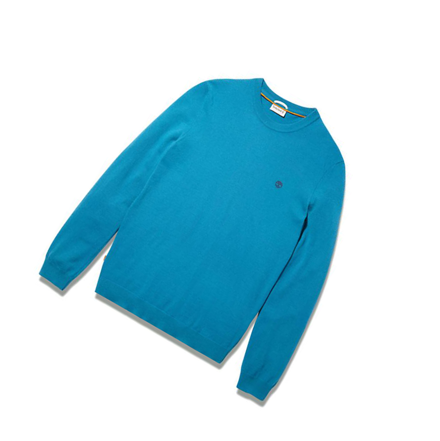 Timberland Cohas Brook Crewneck Πουλόβερ ανδρικα μπλε | GR-EXU6125