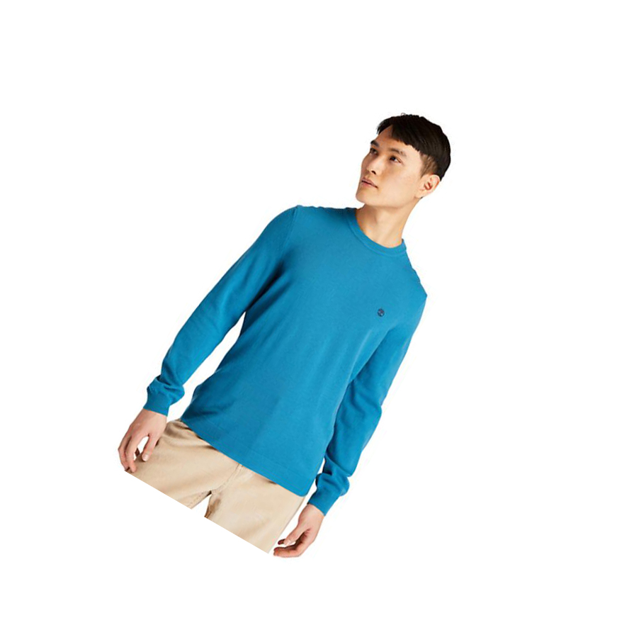 Timberland Cohas Brook Crewneck Πουλόβερ ανδρικα μπλε | GR-EXU6125