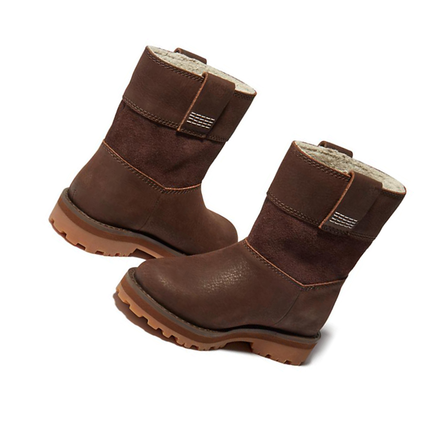 Timberland Courma Kid Pull-on Original 6-inch Boots παιδικα σκούρο καφε | GR-RCT1480