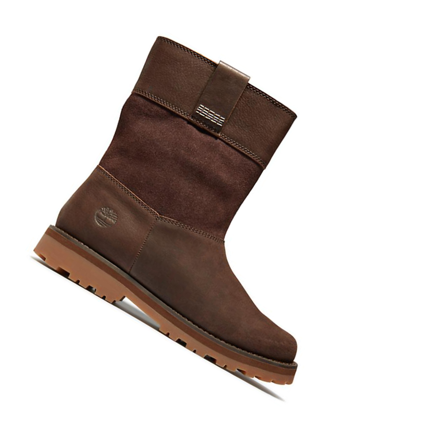 Timberland Courma Kid Pull-on μποτακια πεζοποριασ παιδικα καφε | GR-WSI8613