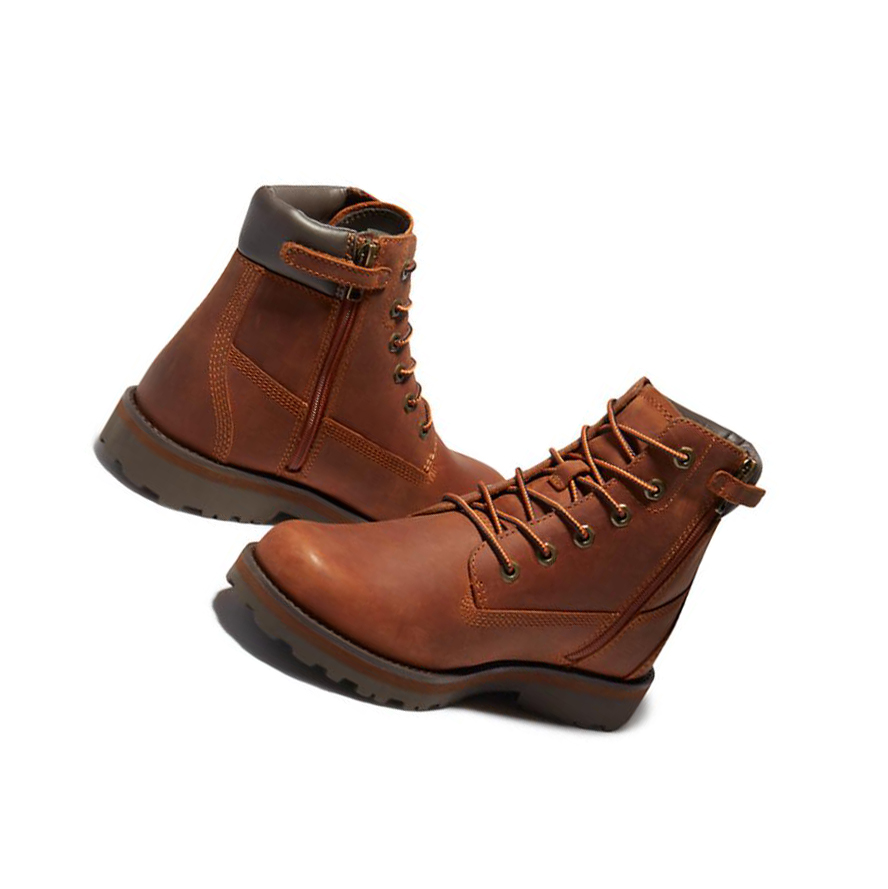 Timberland Courma Kid Side-zip Original 6-inch Boots παιδικα καφε | GR-FWK1065