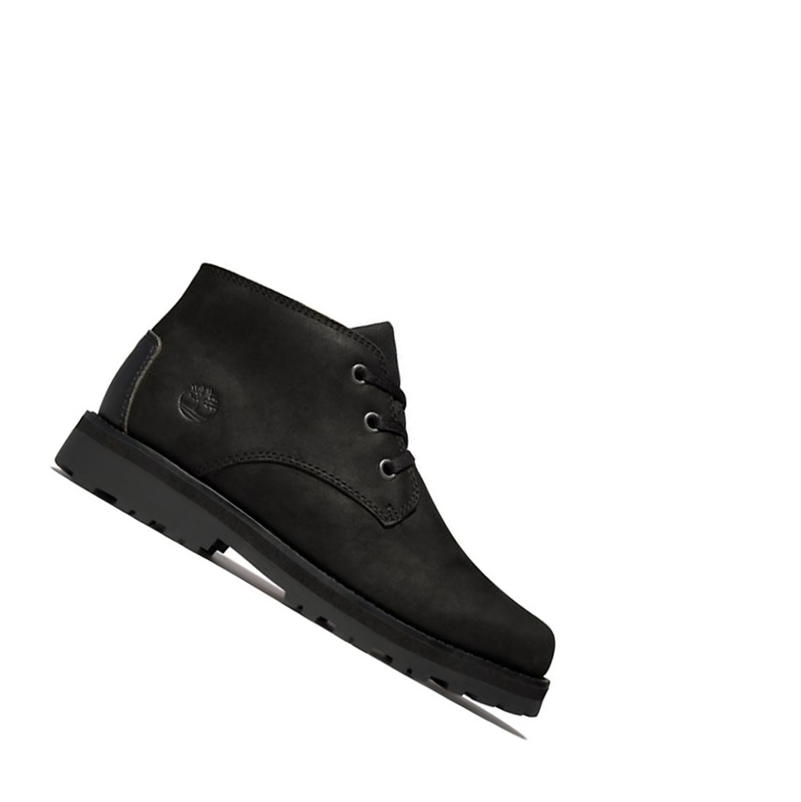 Timberland Courma Kid Μπότες Chukka παιδικα μαυρα | GR-FEA8594