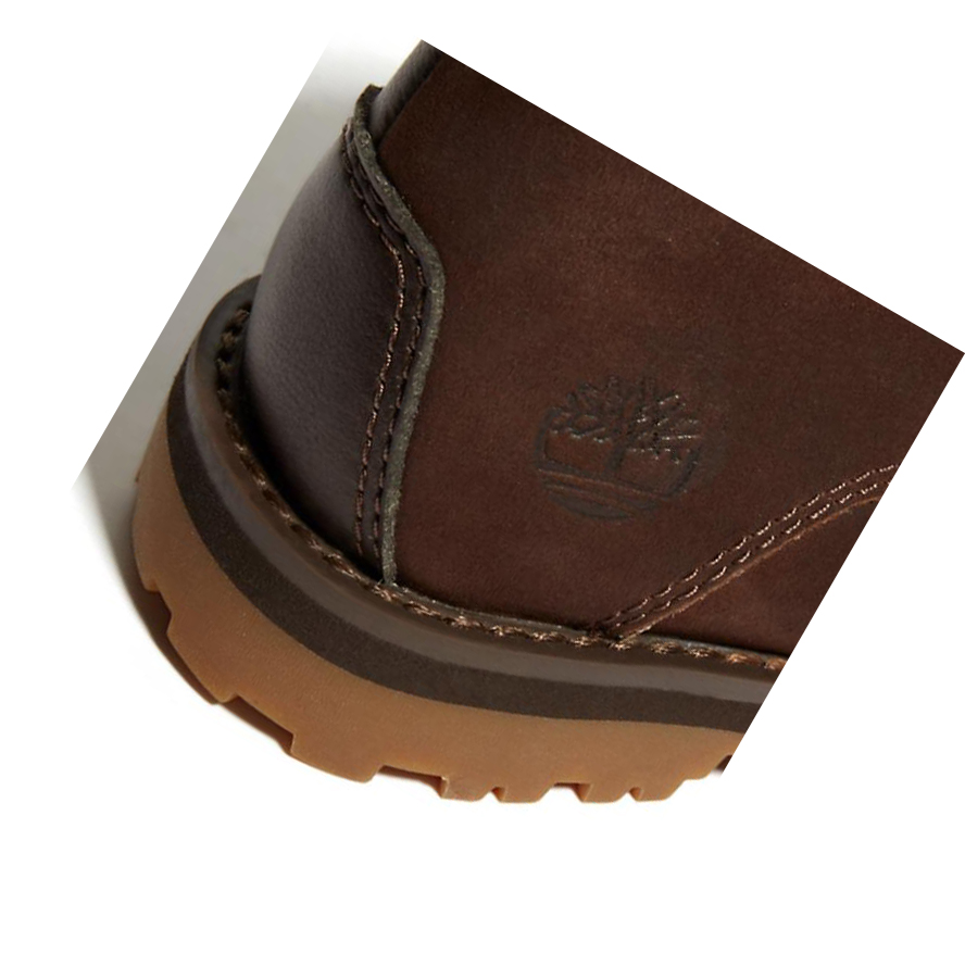 Timberland Courma Kid Μπότες Chukka παιδικα σκούρο καφε | GR-FLE4359