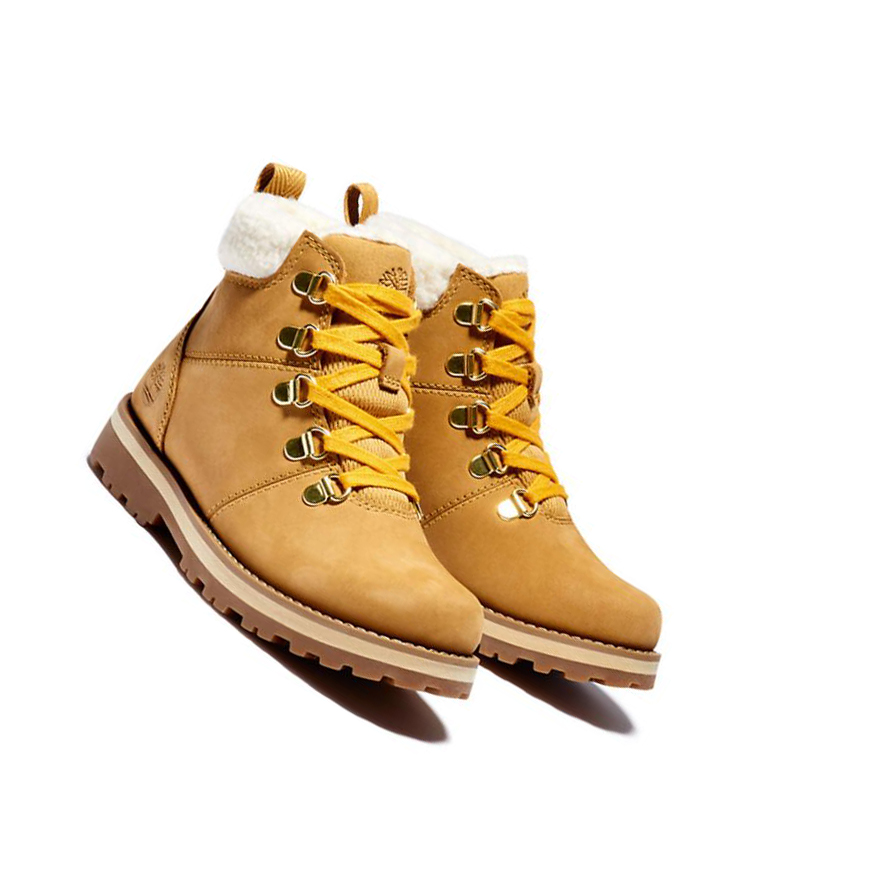 Timberland Courma Kid Χειμερινά Original 6-inch Boots παιδικα κίτρινα | GR-PEC2597