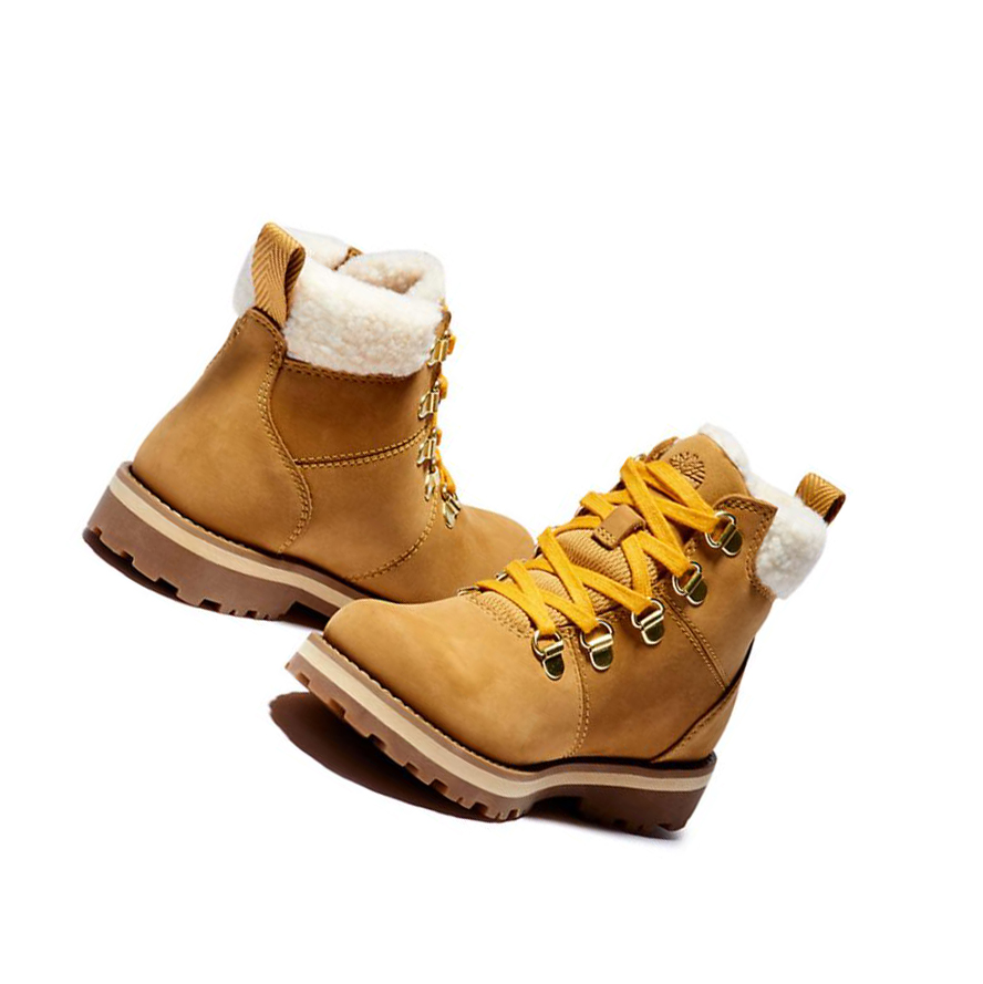 Timberland Courma Kid Χειμερινά Original 6-inch Boots παιδικα κίτρινα | GR-PEC2597