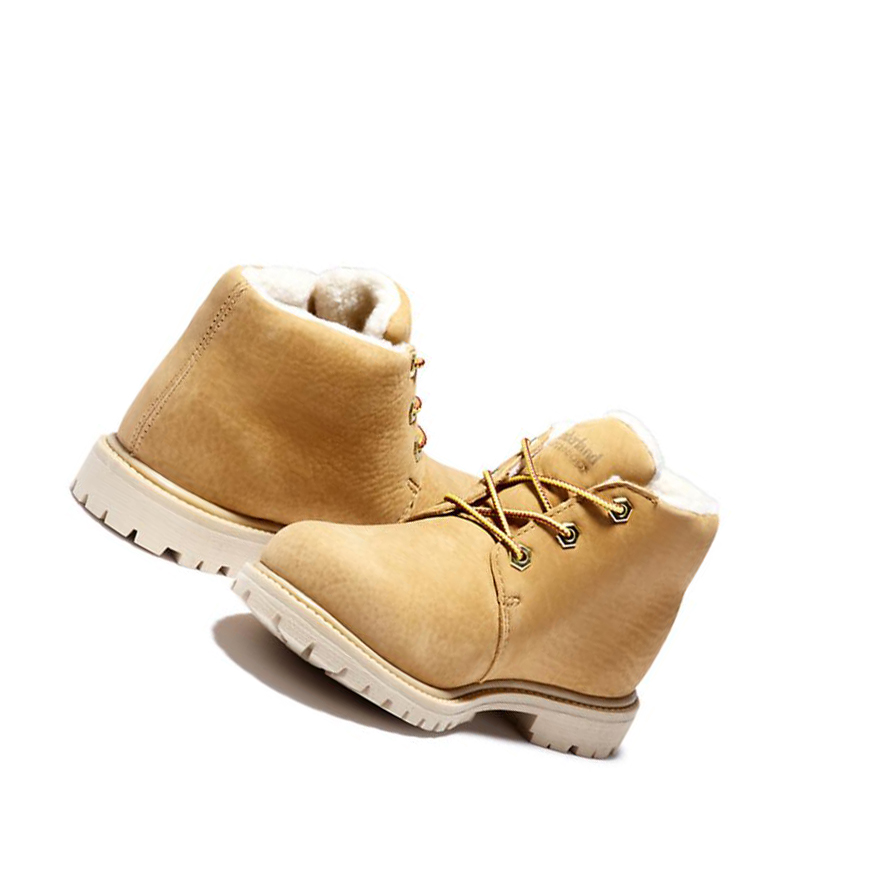 Timberland Courma Kid Χειμερινά μποτακια πεζοποριασ παιδικα κίτρινα | GR-WBJ7254