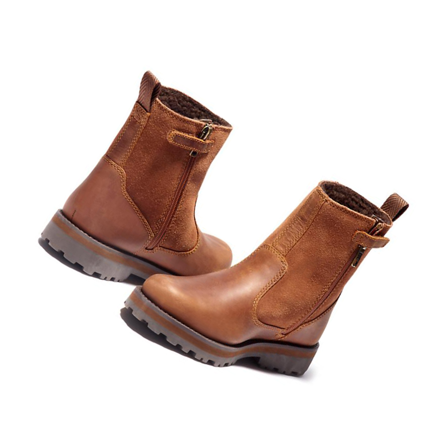 Timberland Courma Kid επενδυση Chelsea μποτεσ παιδικα καφε | GR-DGP2135