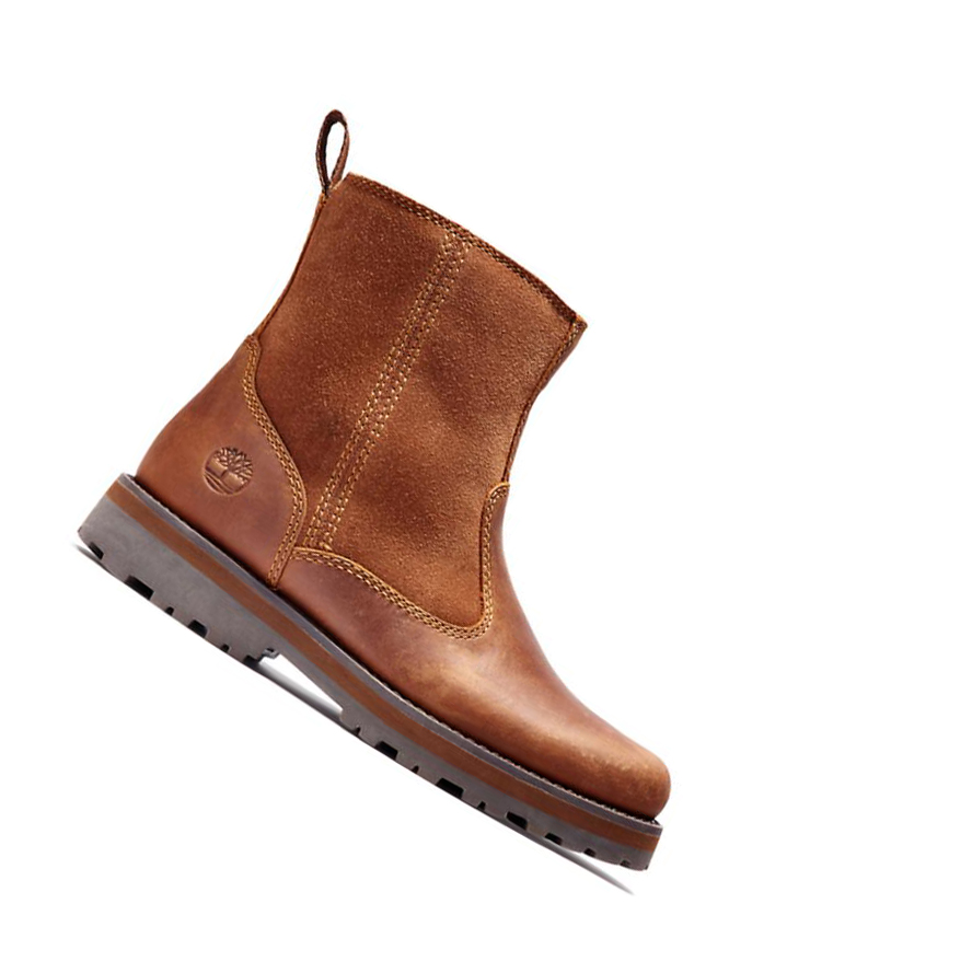 Timberland Courma Kid επενδυση Chelsea μποτεσ παιδικα καφε | GR-DGP2135