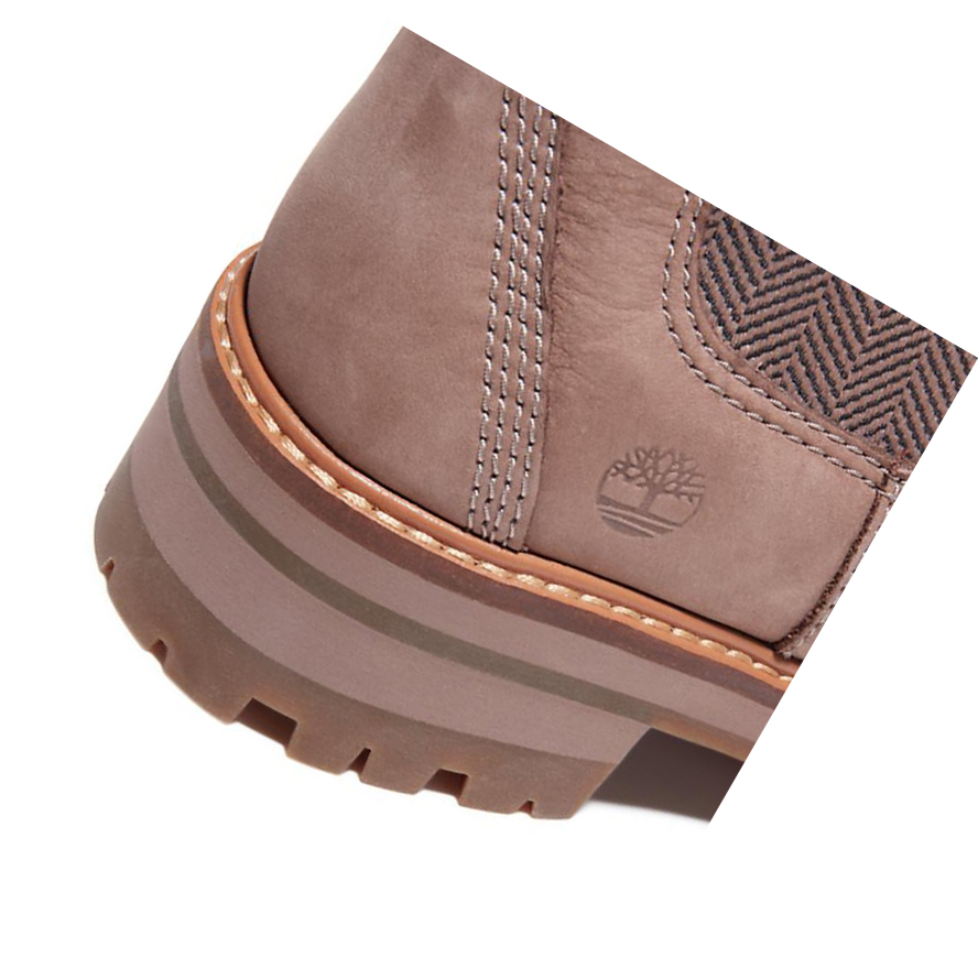 Timberland Courmayeur Chelsea μποτακια γυναικεια Taupe | GR-YPT1039