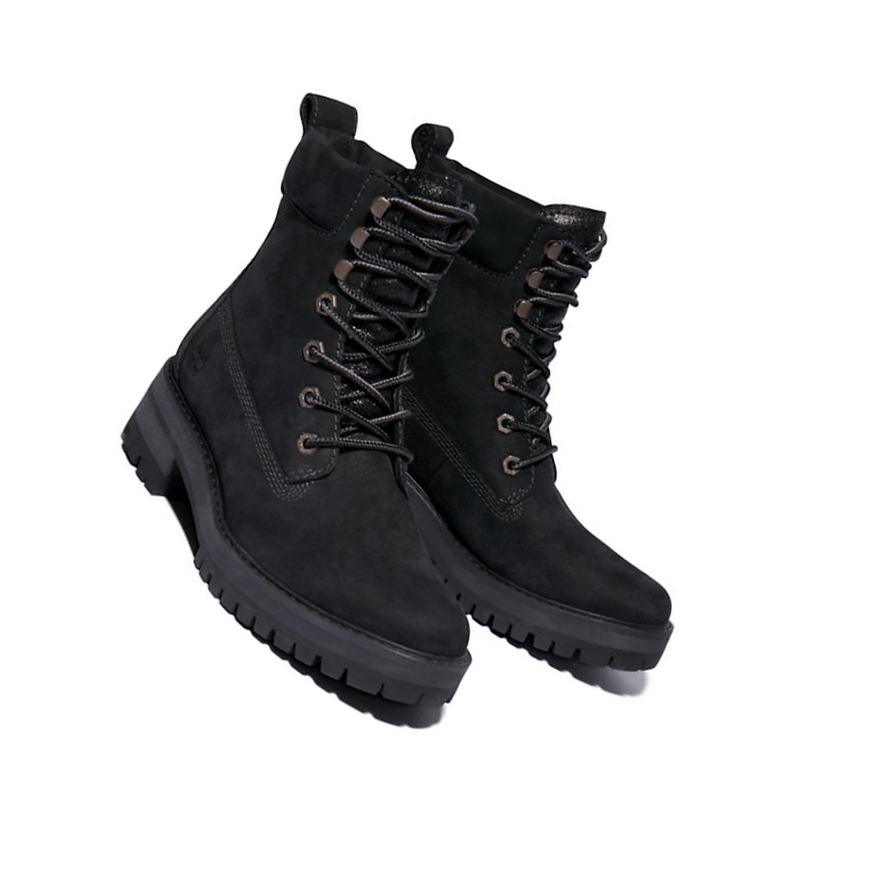 Timberland Courmayeur Valley Original 6-inch Boots γυναικεια μαυρα | GR-XKY8407