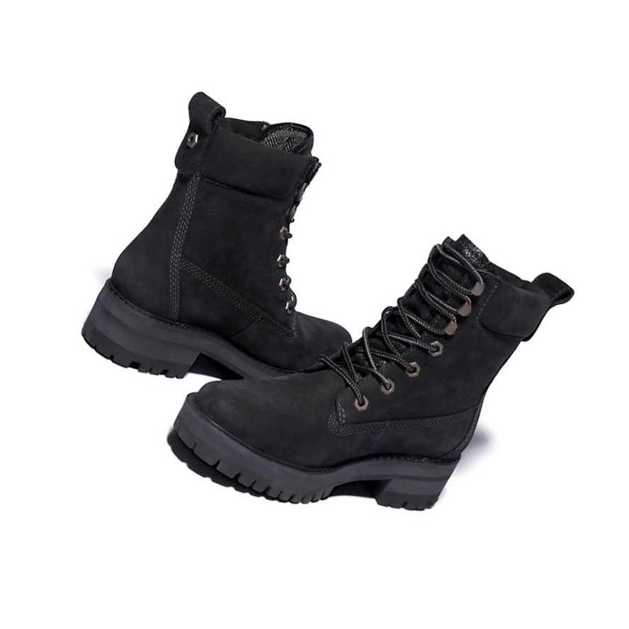 Timberland Courmayeur Valley Original 6-inch Boots γυναικεια μαυρα | GR-XKY8407