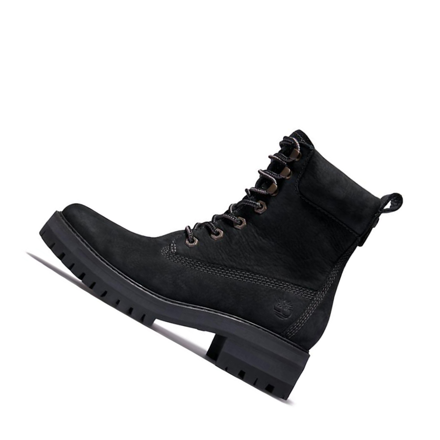 Timberland Courmayeur Valley Original 6-inch Boots γυναικεια μαυρα | GR-XKY8407