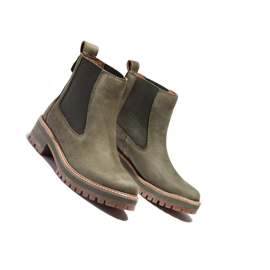 Timberland Courmayeur Valley s Chelsea μποτεσ γυναικεια πρασινο | GR-TKM3107