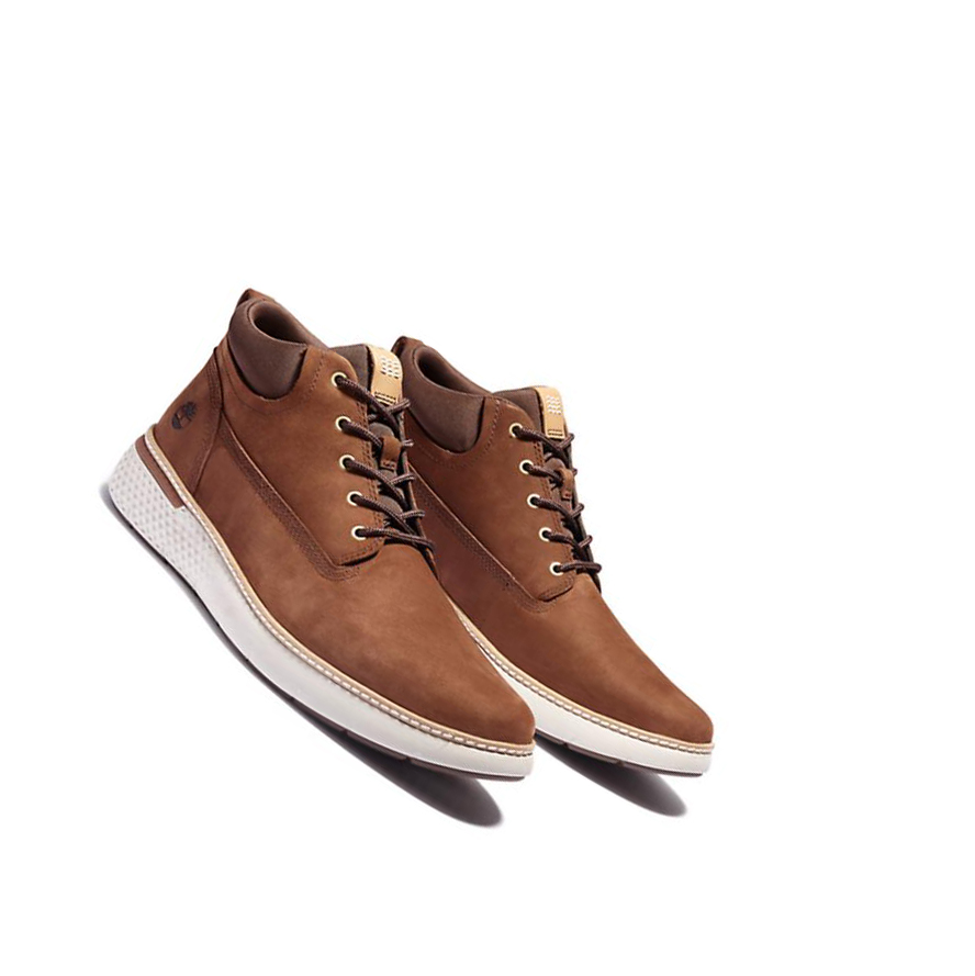 Timberland Cross Mark Μπότες Chukka ανδρικα καφε | GR-NAU4268