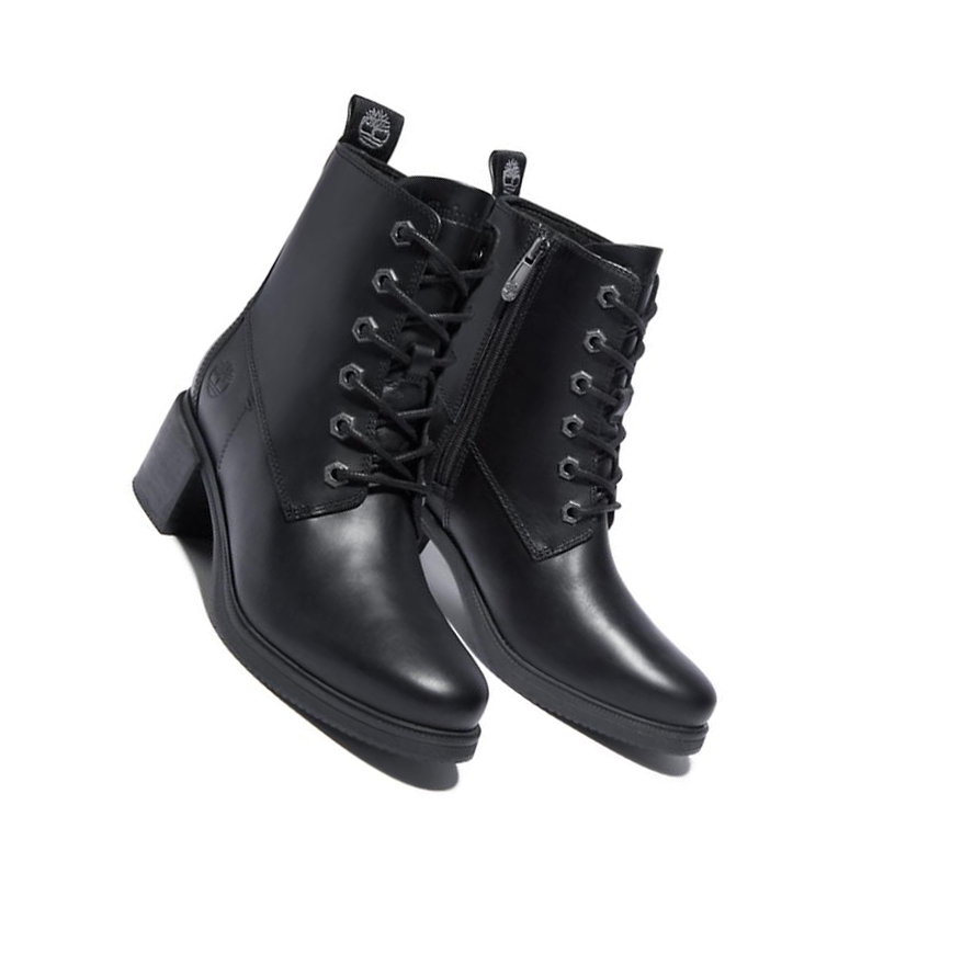 Timberland Dalston Vibe Original 6-inch Boots γυναικεια μαυρα | GR-XLT4063