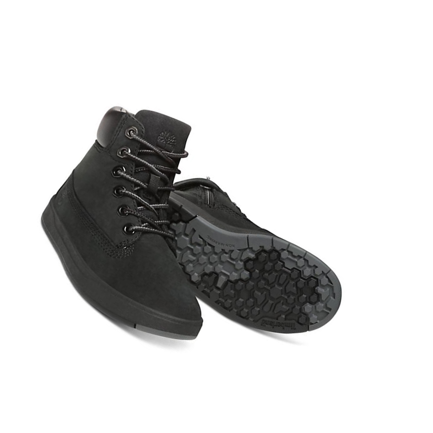 Timberland Davis Square Side-zip Αθλητικά Παπούτσια παιδικα μαυρα | GR-YZF2694