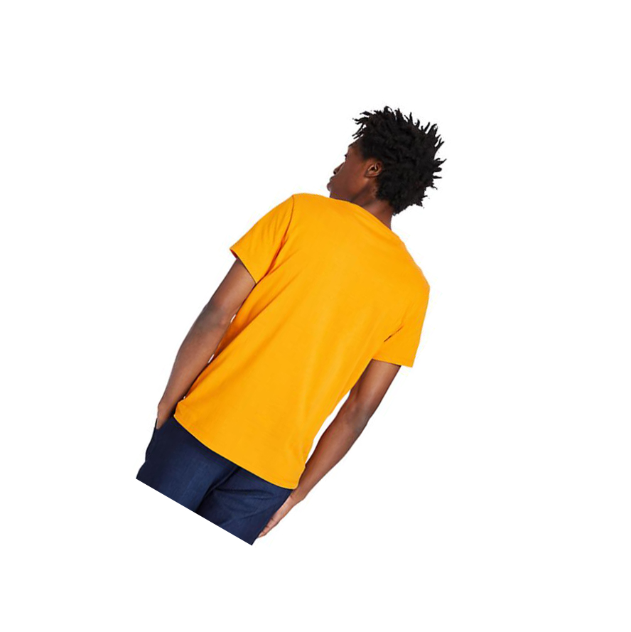 Timberland Dunstan River Crew Tee μπλουζακια ανδρικα πορτοκαλι | GR-TYN6237