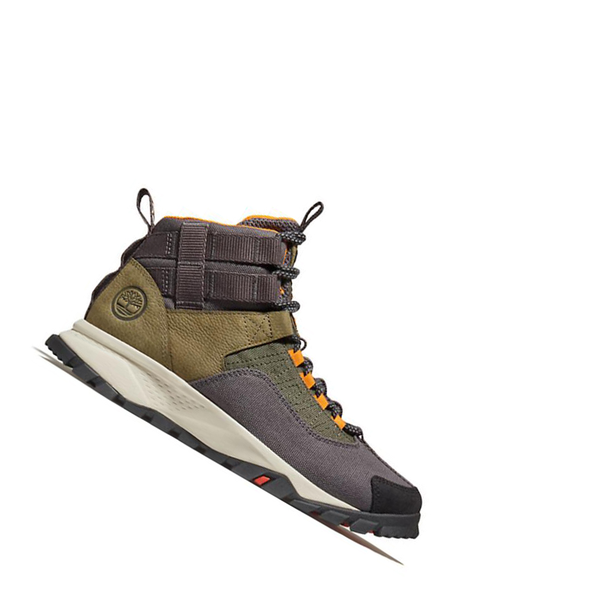 Timberland Earthkeepers® by Raeburn Garrison Trail Hiker χειμωνιατικα μποτακια γυναικεια γκρι | GR-OLY7459