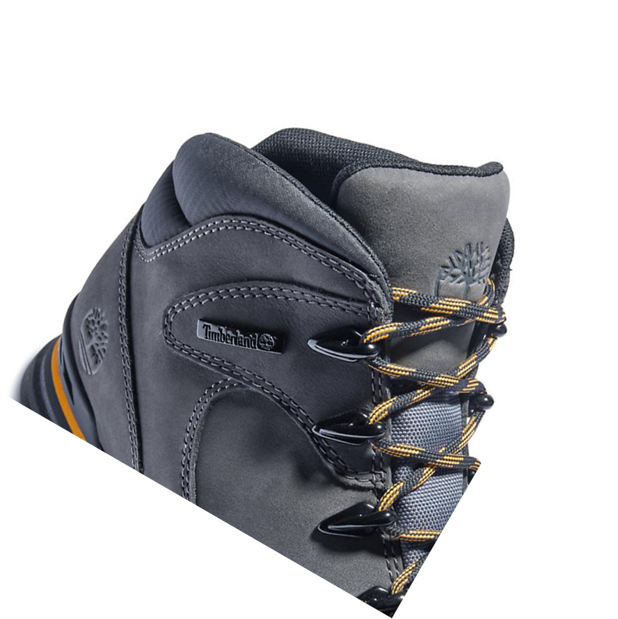 Timberland Euro Rock Mid Hiker μποτακια πεζοποριασ ανδρικα γκρι | GR-CDH5968