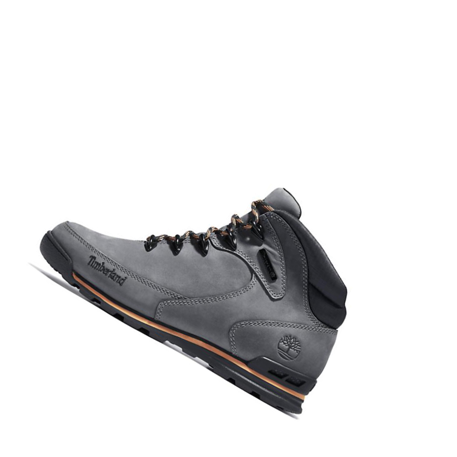 Timberland Euro Rock Mid Hiker μποτακια πεζοποριασ ανδρικα γκρι | GR-CDH5968