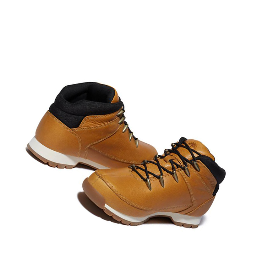 Timberland Euro Sprint Hiker Full-grain μποτακια πεζοποριασ ανδρικα κίτρινα | GR-AKD4986