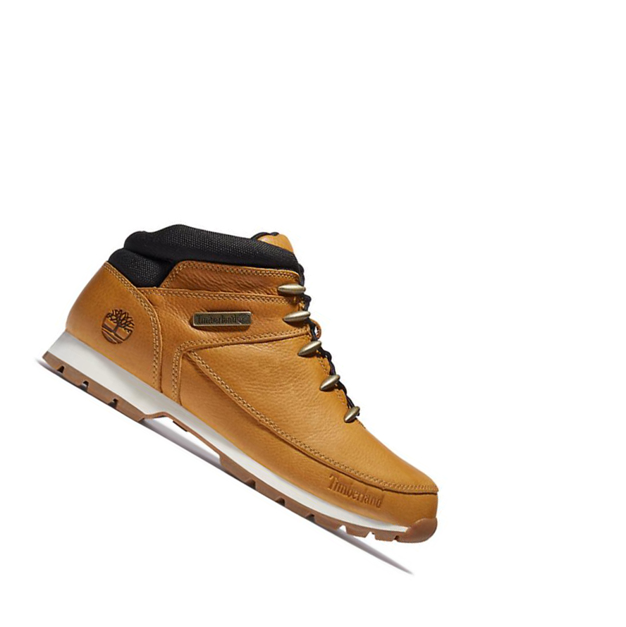 Timberland Euro Sprint Hiker Full-grain μποτακια πεζοποριασ ανδρικα κίτρινα | GR-AKD4986