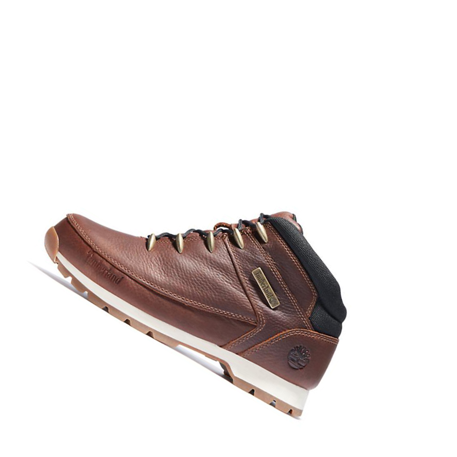 Timberland Euro Sprint Hiker Full-grain μποτακια πεζοποριασ ανδρικα καφε | GR-ZYF1607