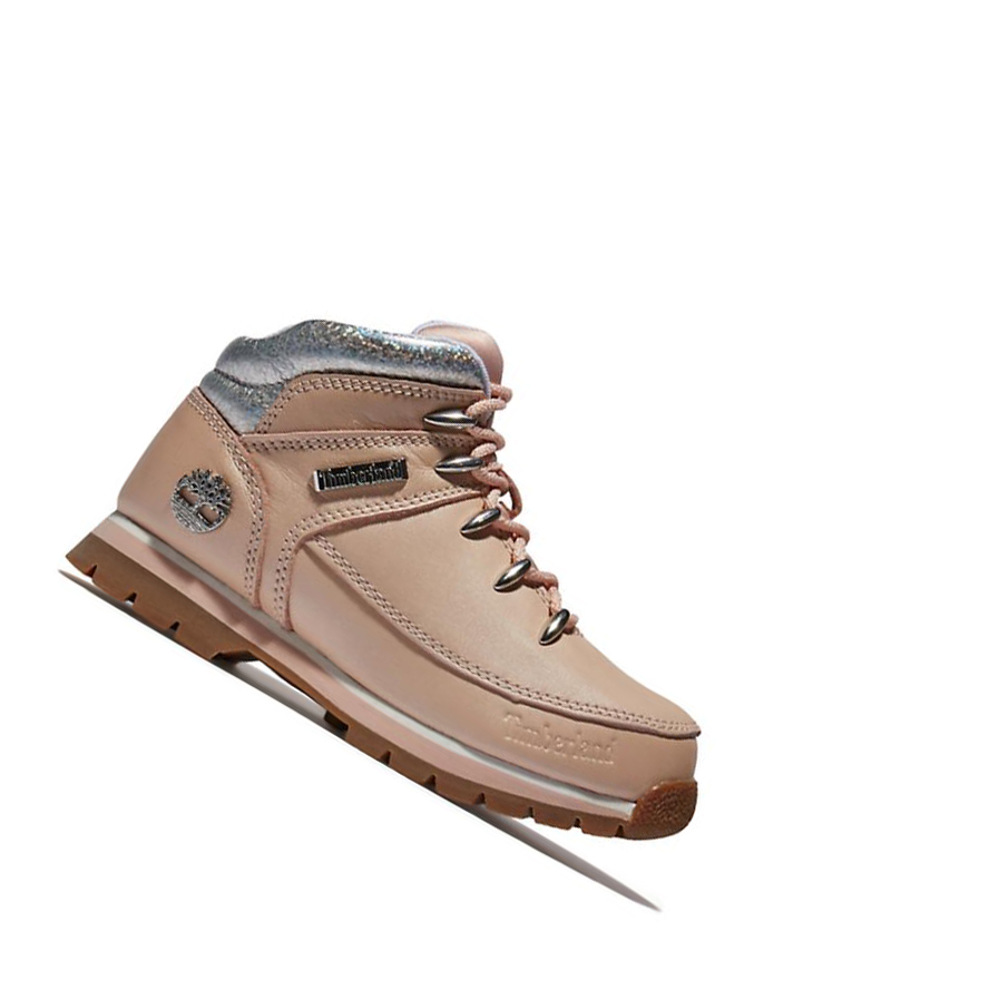 Timberland Euro Sprint Hiker μποτακια πεζοποριασ παιδικα ανοιχτο ροζ | GR-HPG5769