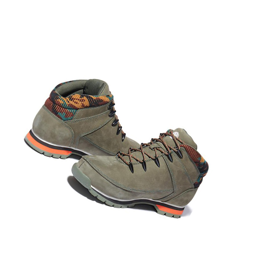 Timberland Euro Sprint Hiker μποτακια πεζοποριασ ανδρικα πρασινο | GR-QYE8432