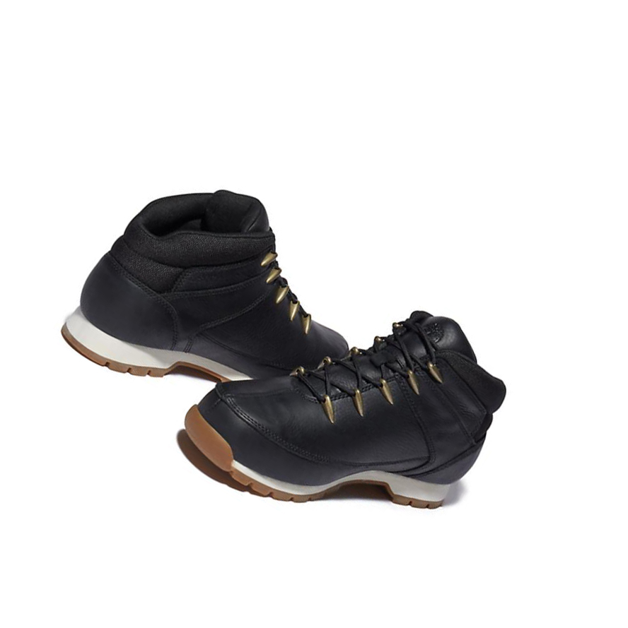 Timberland Euro Sprint Hiker μποτακια πεζοποριασ ανδρικα μαυρα | GR-SBV7392