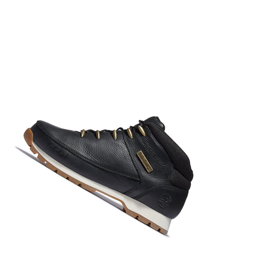 Timberland Euro Sprint Hiker μποτακια πεζοποριασ ανδρικα μαυρα | GR-SBV7392