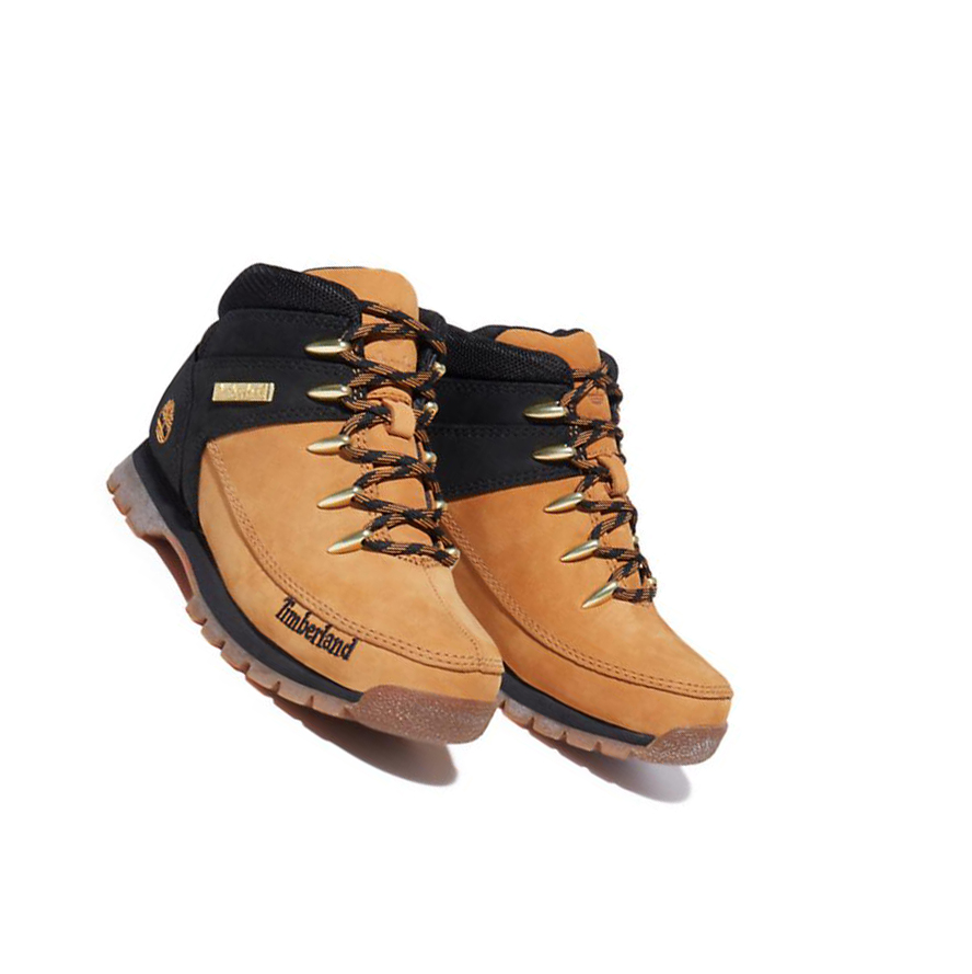 Timberland Euro Sprint Mid Hiker μποτακια πεζοποριασ παιδικα κίτρινα | GR-NCP3617