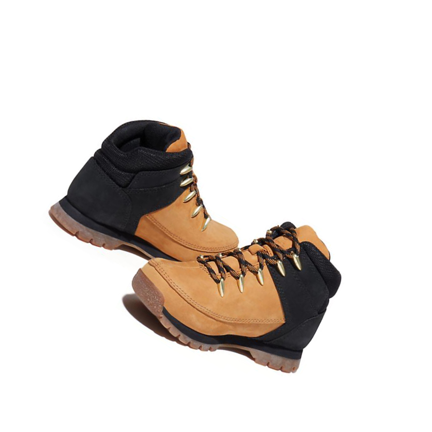 Timberland Euro Sprint Mid Hiker μποτακια πεζοποριασ παιδικα κίτρινα | GR-NCP3617